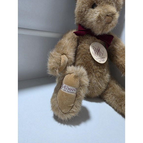 Altman's Limited Edition Gund Teddy Bear Plush 1987 Vintage Store Exclusive 16" - Picture 3 of 9